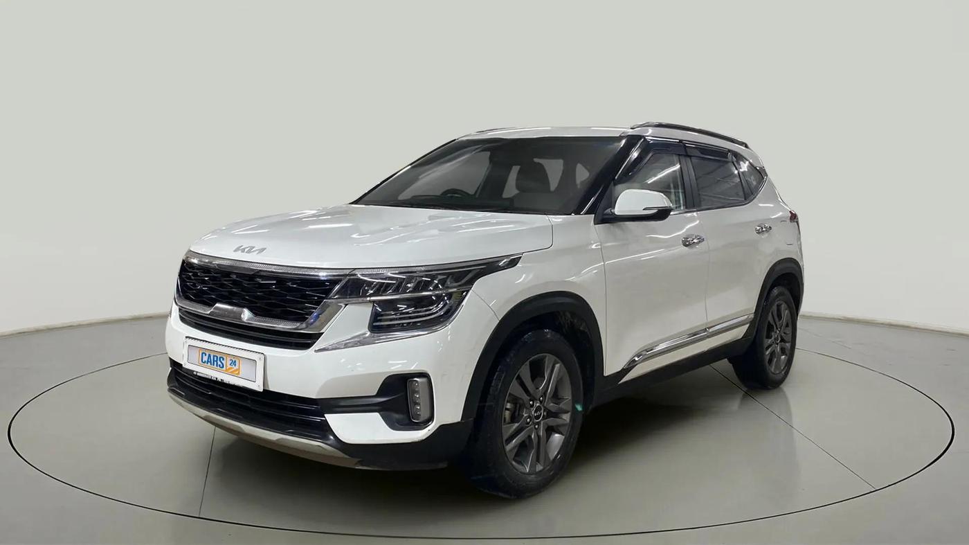 2021 KIA SELTOS HTX 1.5 PETROL, Petrol, Manual, 48,053 km, Left Front Diagonal