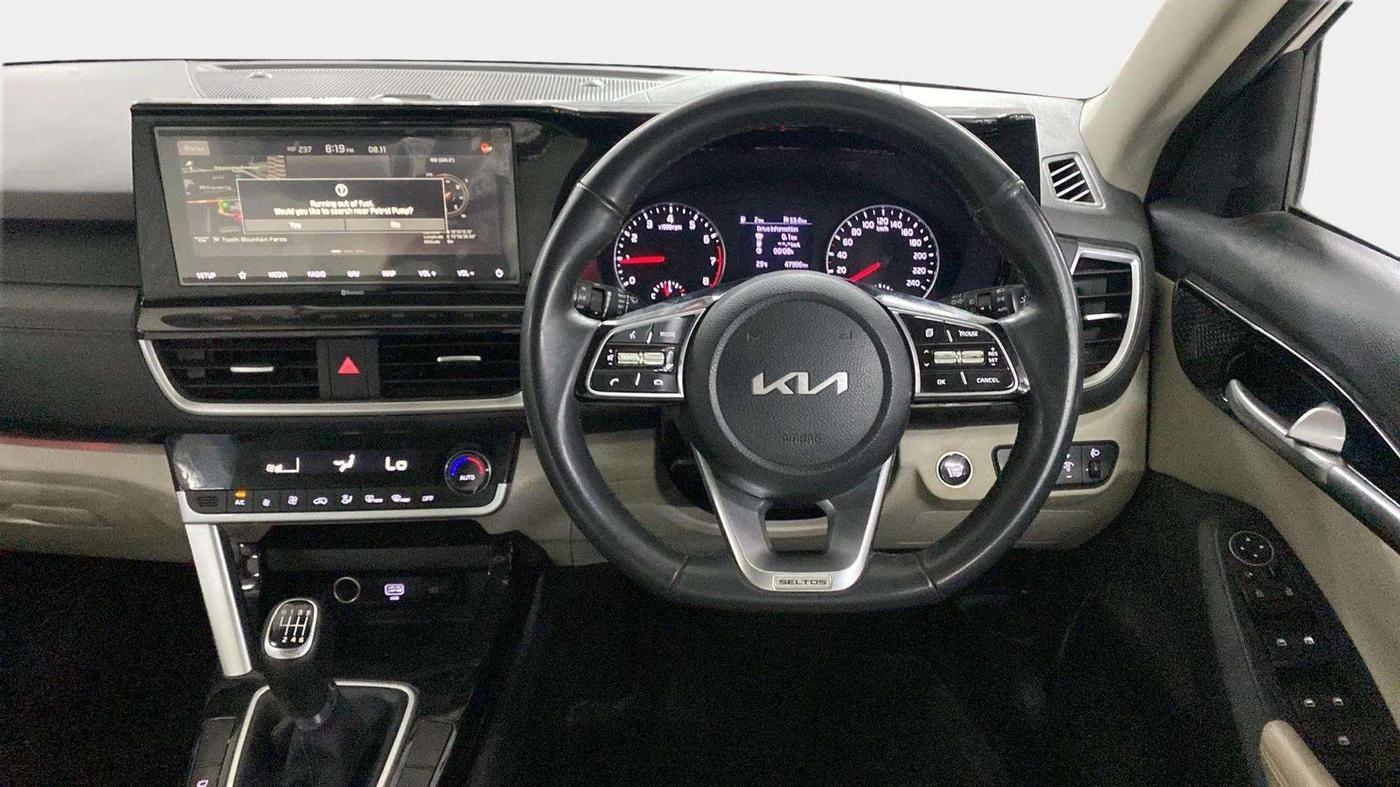 2021 KIA SELTOS HTX 1.5 PETROL, Petrol, Manual, 48,053 km, Steering Wheel Close Up