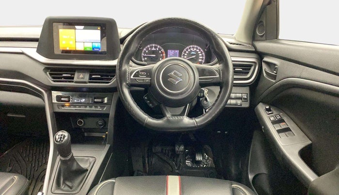 2022 Maruti BREZZA VXI SMART HYBRID, Petrol, Manual, 27,282 km, Steering Wheel Close Up