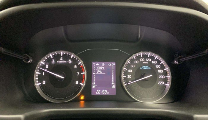 2022 Maruti BREZZA VXI SMART HYBRID, Petrol, Manual, 27,282 km, Odometer Image