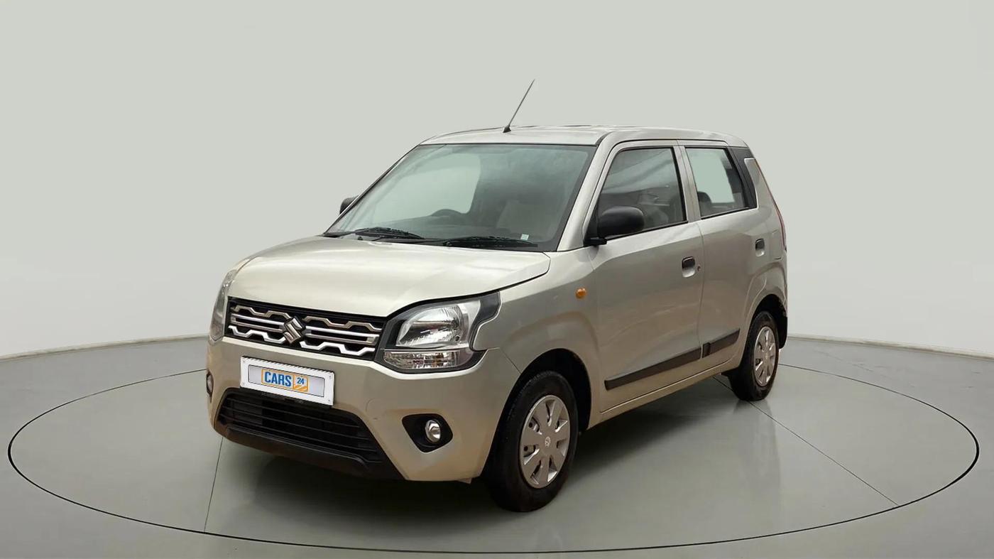 2019 Maruti New Wagon-R LXI CNG 1.0, CNG, Manual, 91,839 km, Left Front Diagonal