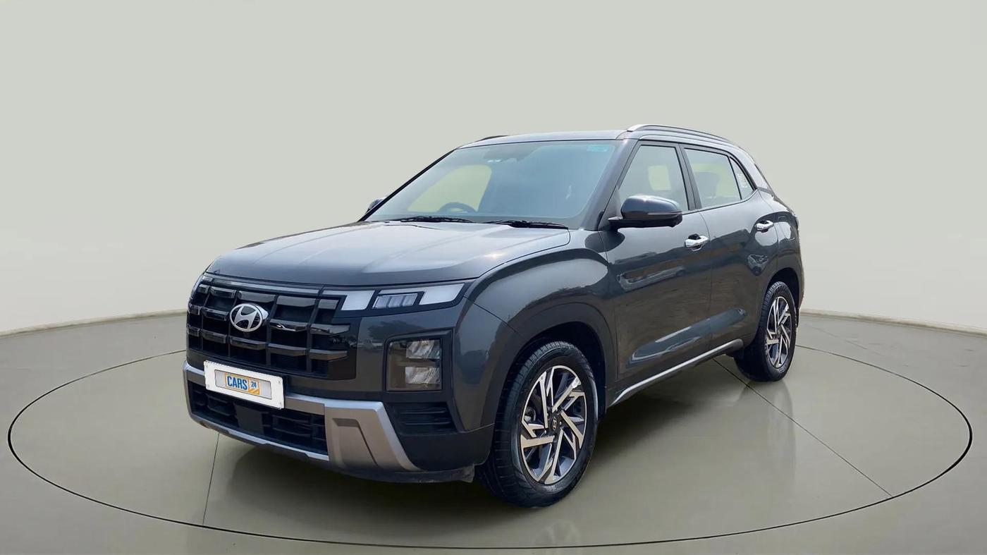 2024 Hyundai Creta SX (O) 1.5 TURBO DCT, Petrol, Automatic, 3,095 km, Left Front Diagonal