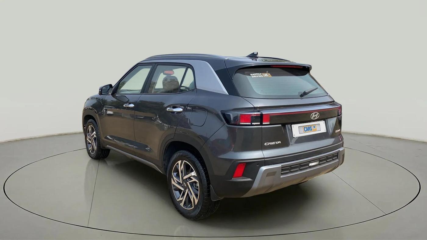 2024 Hyundai Creta SX (O) 1.5 TURBO DCT, Petrol, Automatic, 3,095 km, Left Back Diagonal