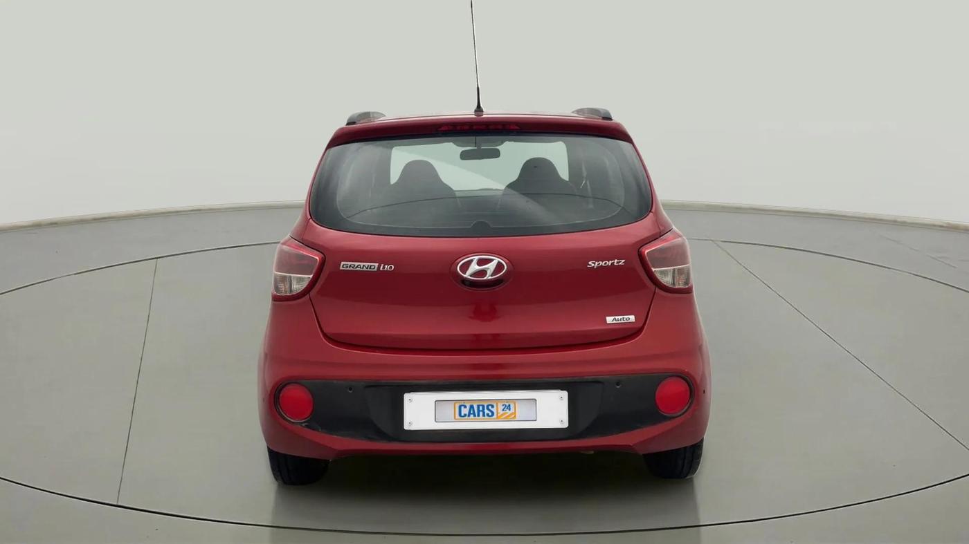 2017 Hyundai Grand i10 SPORTZ (O) AT 1.2 KAPPA VTVT, Petrol, Automatic, 81,463 km, Back/Rear