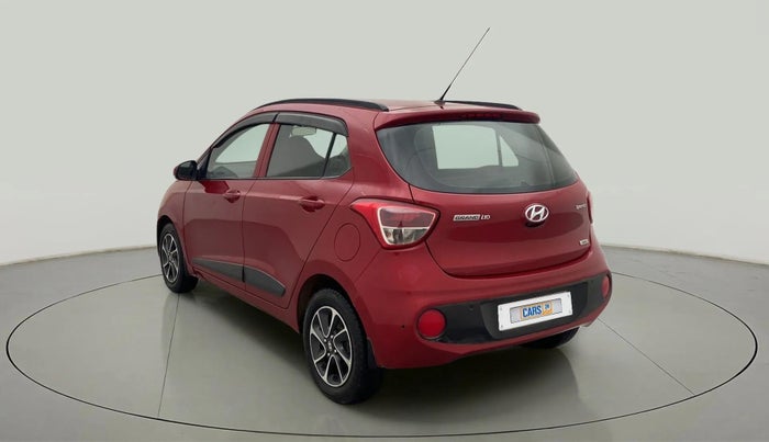 2017 Hyundai Grand i10 SPORTZ (O) AT 1.2 KAPPA VTVT, Petrol, Automatic, 81,463 km, Left Back Diagonal