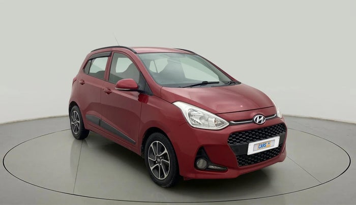 2017 Hyundai Grand i10 SPORTZ (O) AT 1.2 KAPPA VTVT, Petrol, Automatic, 81,463 km, Right Front Diagonal