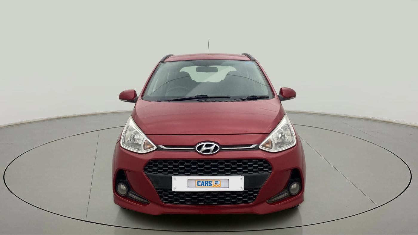 2017 Hyundai Grand i10 SPORTZ (O) AT 1.2 KAPPA VTVT, Petrol, Automatic, 81,463 km, Front