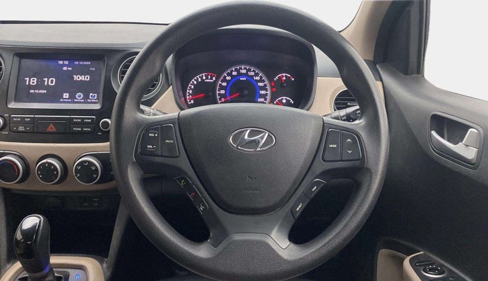 2017 Hyundai Grand i10 SPORTZ (O) AT 1.2 KAPPA VTVT, Petrol, Automatic, 81,463 km, Steering Wheel Close Up