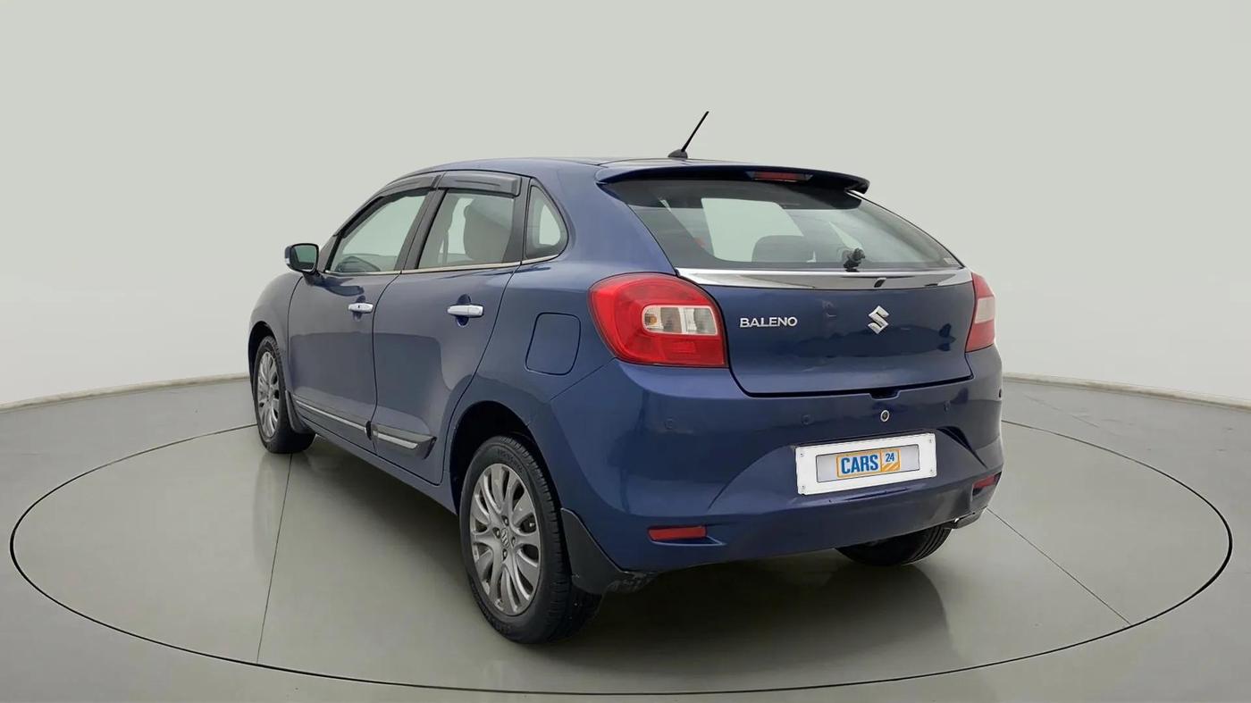 2018 Maruti Baleno ZETA CVT PETROL 1.2, Petrol, Automatic, 75,573 km, Left Back Diagonal
