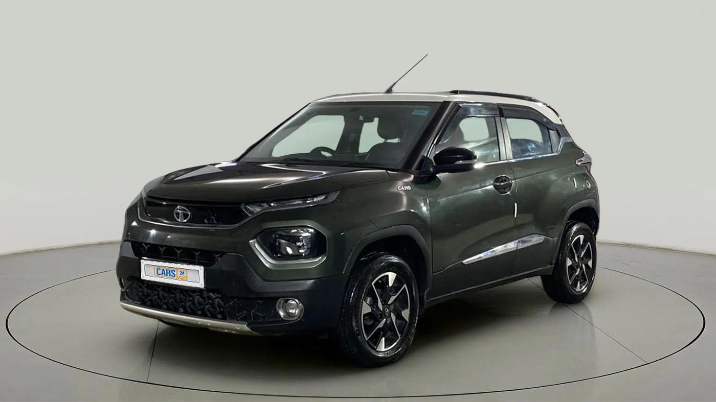 2022 Tata PUNCH  ACCOMPLISHED AMT CAMO EDITION, Petrol, Automatic, 8,134 km, Left Front Diagonal