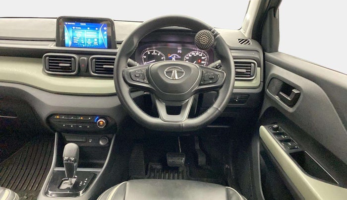 2022 Tata PUNCH  ACCOMPLISHED AMT CAMO EDITION, Petrol, Automatic, 8,134 km, Steering Wheel Close Up