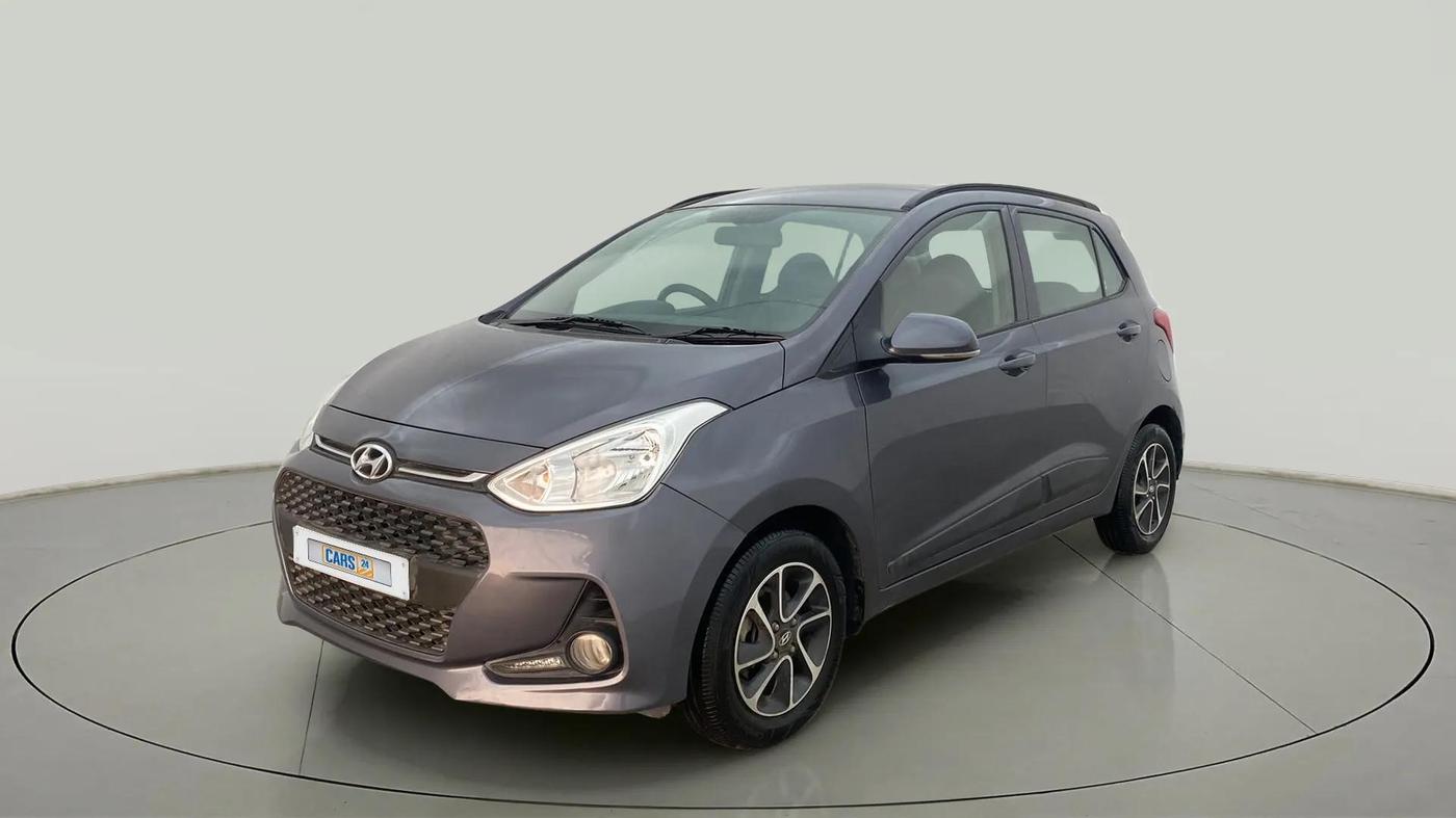 2017 Hyundai Grand i10 SPORTZ (O) AT 1.2 KAPPA VTVT, Petrol, Automatic, 61,569 km, Left Front Diagonal