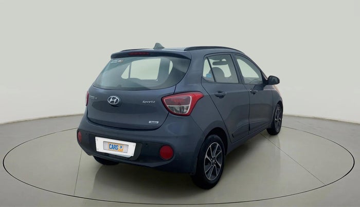 2017 Hyundai Grand i10 SPORTZ (O) AT 1.2 KAPPA VTVT, Petrol, Automatic, 61,569 km, Right Back Diagonal