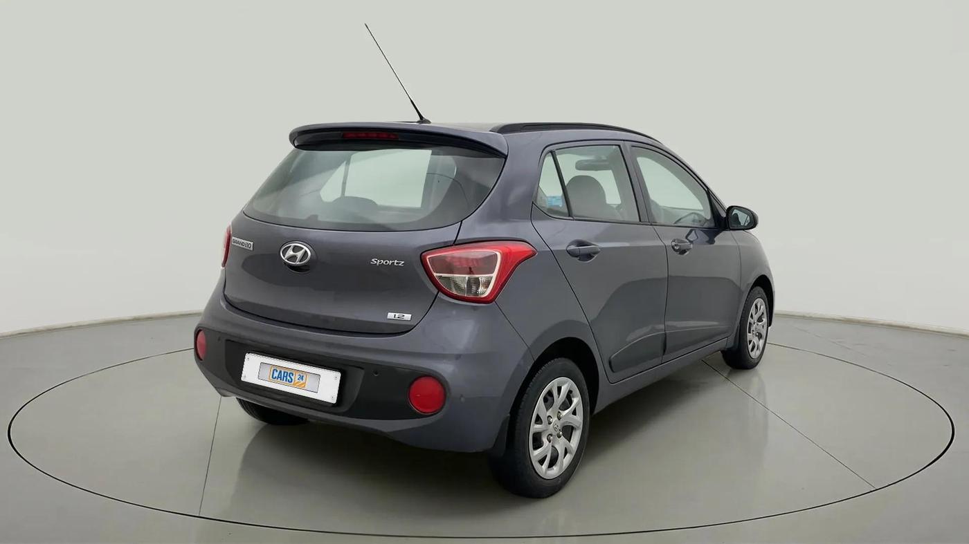 2019 Hyundai Grand i10 SPORTZ 1.2 KAPPA VTVT, Petrol, Manual, 31,997 km, Right Back Diagonal