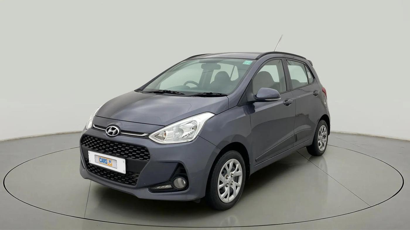 2019 Hyundai Grand i10 SPORTZ 1.2 KAPPA VTVT, Petrol, Manual, 31,997 km, Left Front Diagonal