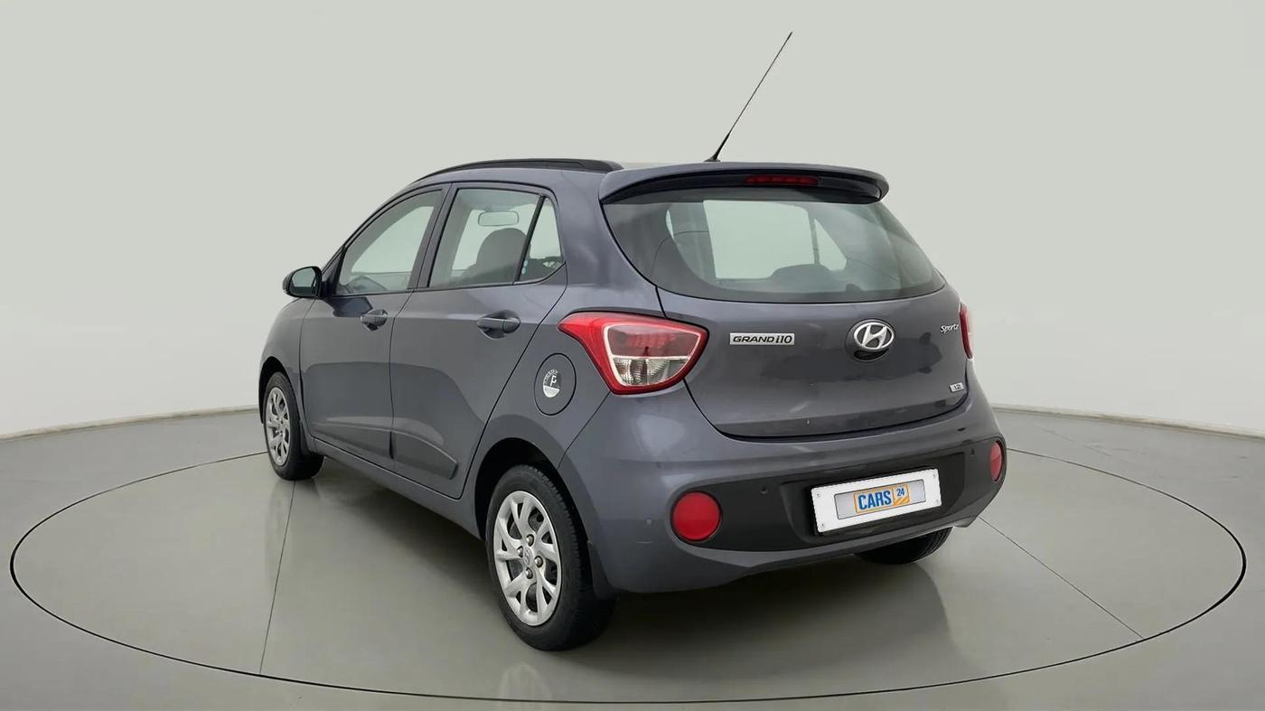 2019 Hyundai Grand i10 SPORTZ 1.2 KAPPA VTVT, Petrol, Manual, 31,997 km, Left Back Diagonal