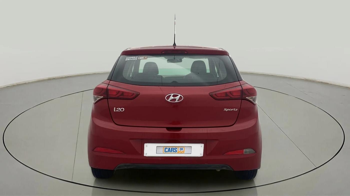 2017 Hyundai Elite i20 SPORTZ 1.2, CNG, Manual, 1,13,359 km, Back/Rear