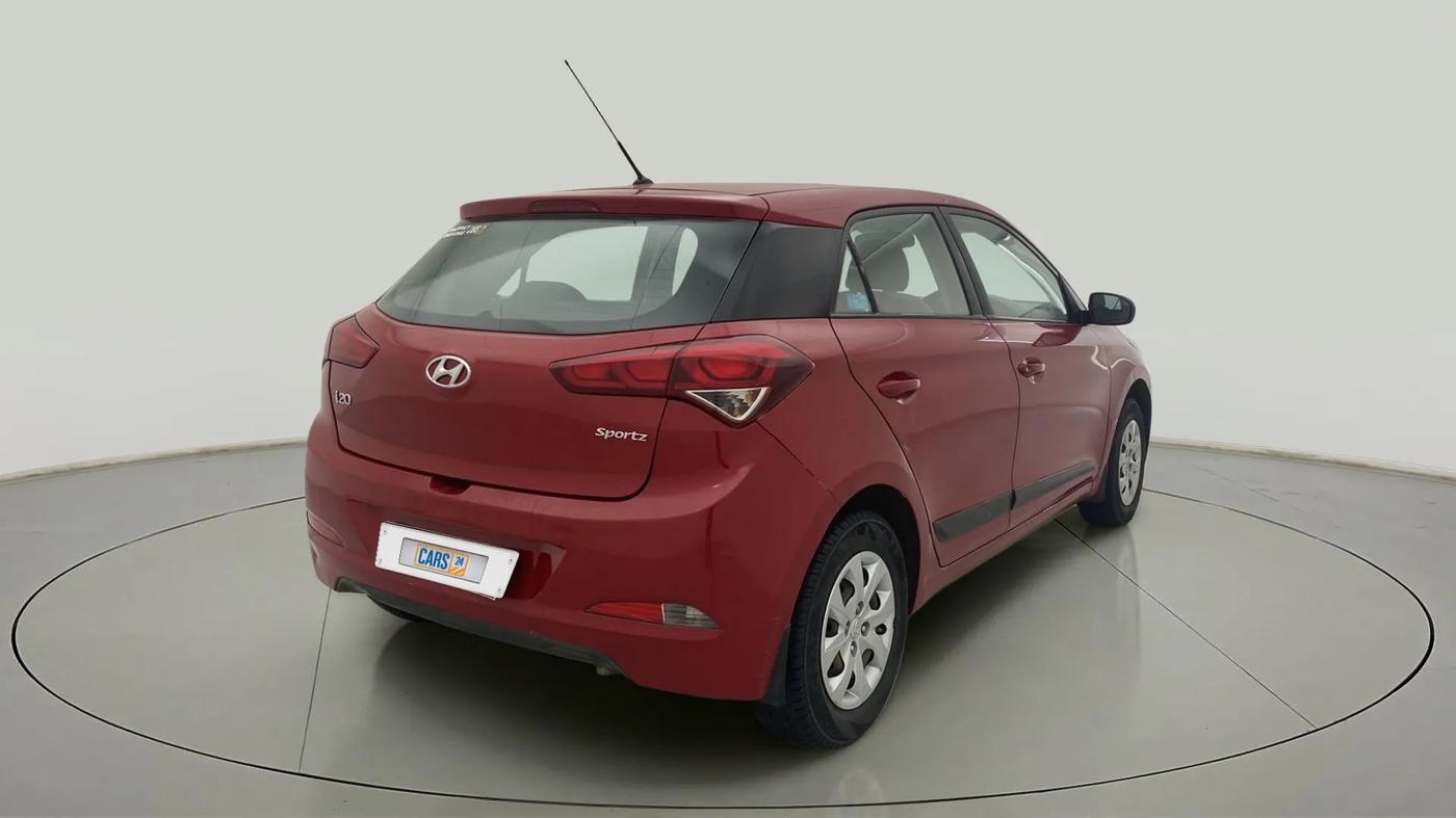 2017 Hyundai Elite i20 SPORTZ 1.2, CNG, Manual, 1,13,359 km, Right Back Diagonal