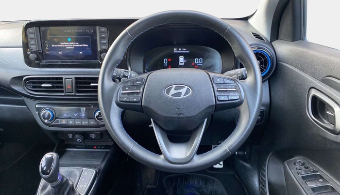 2023 Hyundai EXTER SX(O) CONNECT 1.2 AMT DUAL TONE, Petrol, Automatic, 6,854 km, Steering Wheel Close Up