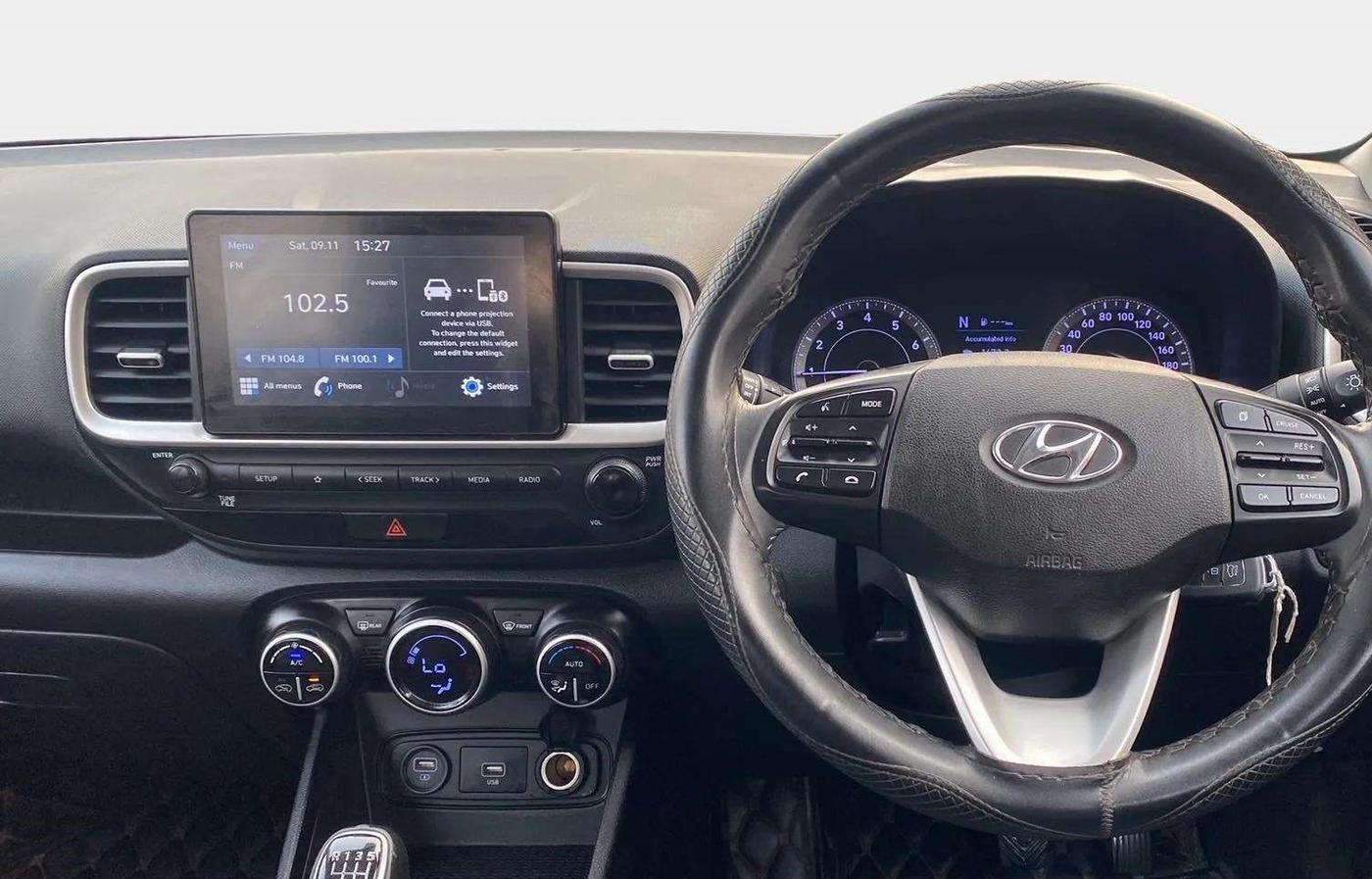 2020 Hyundai VENUE SX 1.0 TURBO IMT, Petrol, Manual, 65,716 km, Air Conditioner