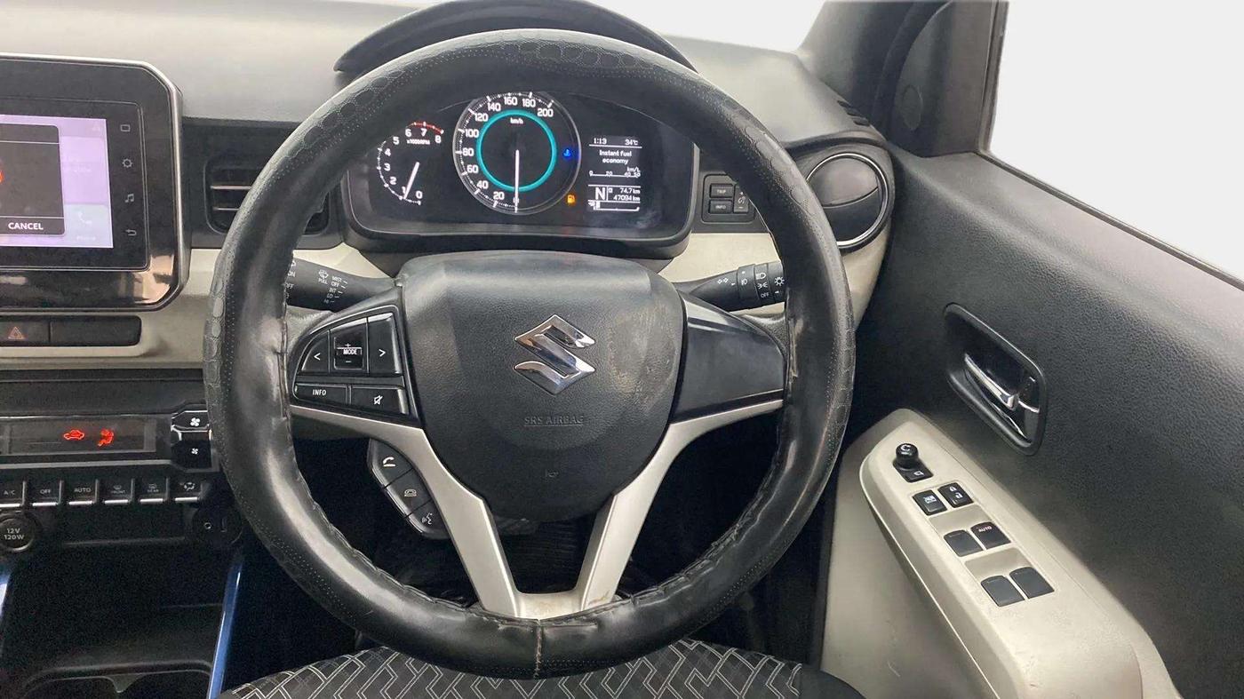 2021 Maruti IGNIS ALPHA 1.2 AMT, Petrol, Automatic, 47,437 km, Steering Wheel Close Up