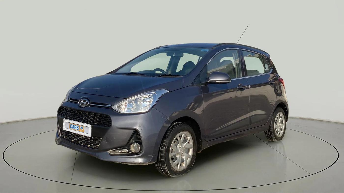 2019 Hyundai Grand i10 SPORTZ 1.2 KAPPA VTVT, Petrol, Manual, 30,589 km, Left Front Diagonal