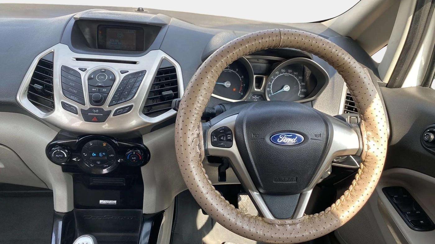 2015 Ford Ecosport TITANIUM 1.5L PETROL, Petrol, Manual, 92,506 km, Steering Wheel Close Up