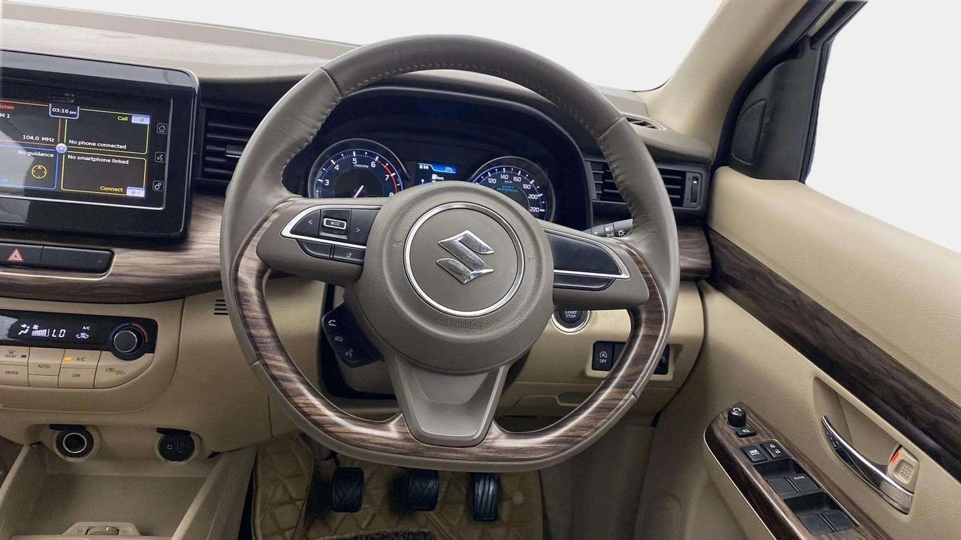 2019 Maruti Ertiga ZXI+ SHVS, Petrol, Manual, 45,033 km, Steering Wheel Close Up