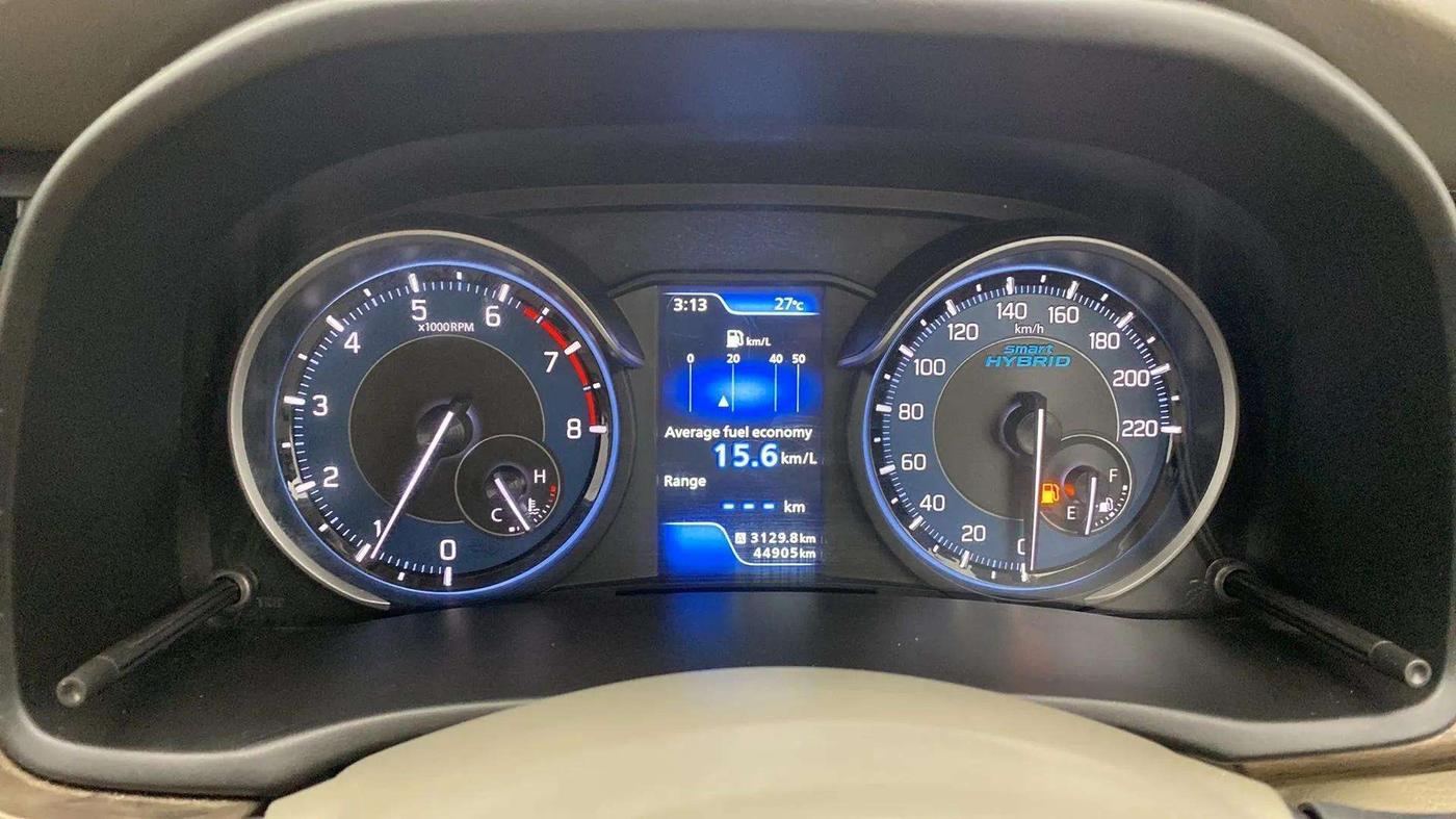 2019 Maruti Ertiga ZXI+ SHVS, Petrol, Manual, 45,033 km, Odometer Image