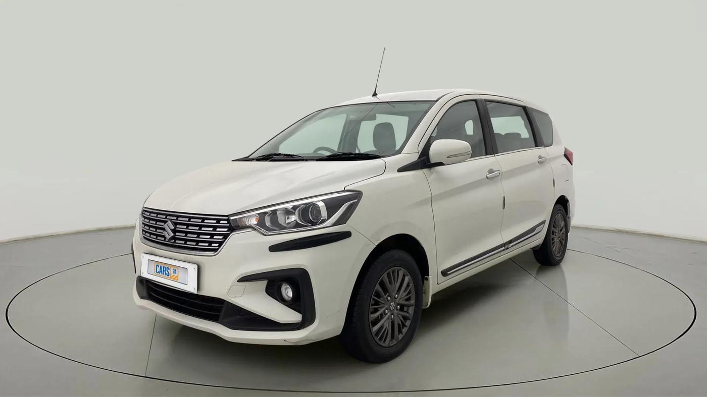 2019 Maruti Ertiga ZXI+ SHVS, Petrol, Manual, 45,033 km, Left Front Diagonal