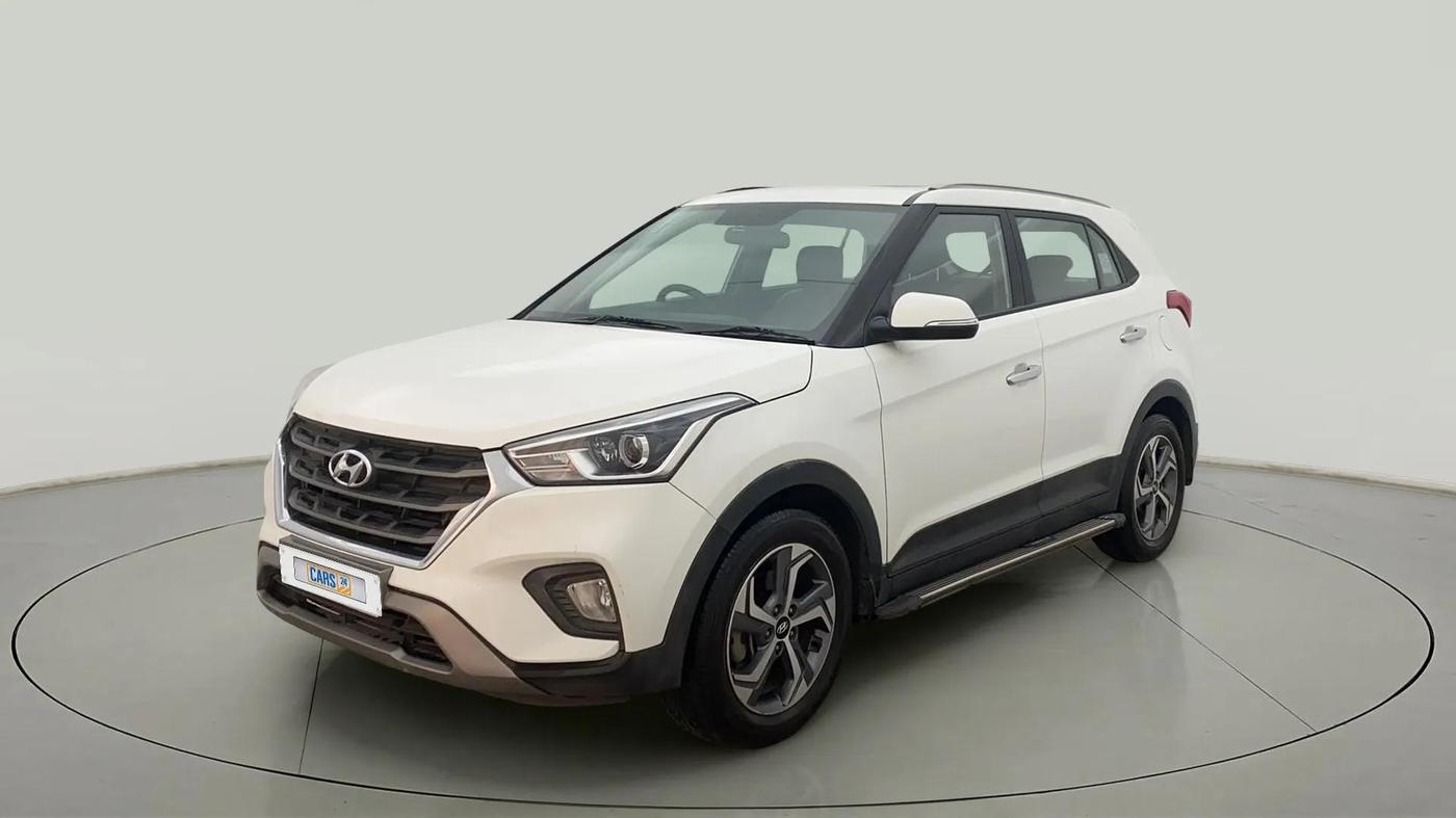 2018 Hyundai Creta SX AT 1.6 PETROL, Petrol, Automatic, 63,261 km, Left Front Diagonal