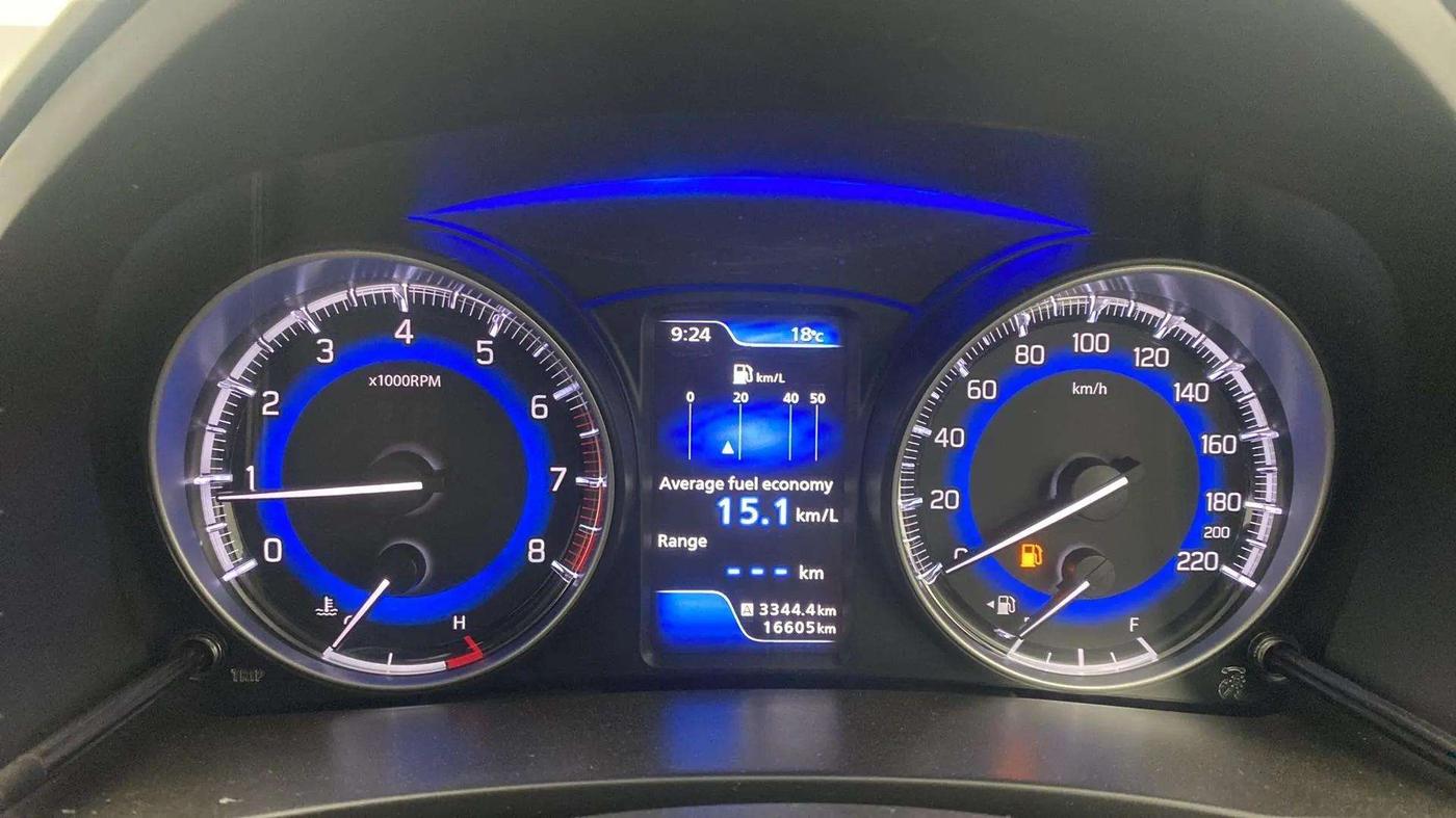 2021 Toyota Glanza G, Petrol, Manual, 16,605 km, Odometer Image