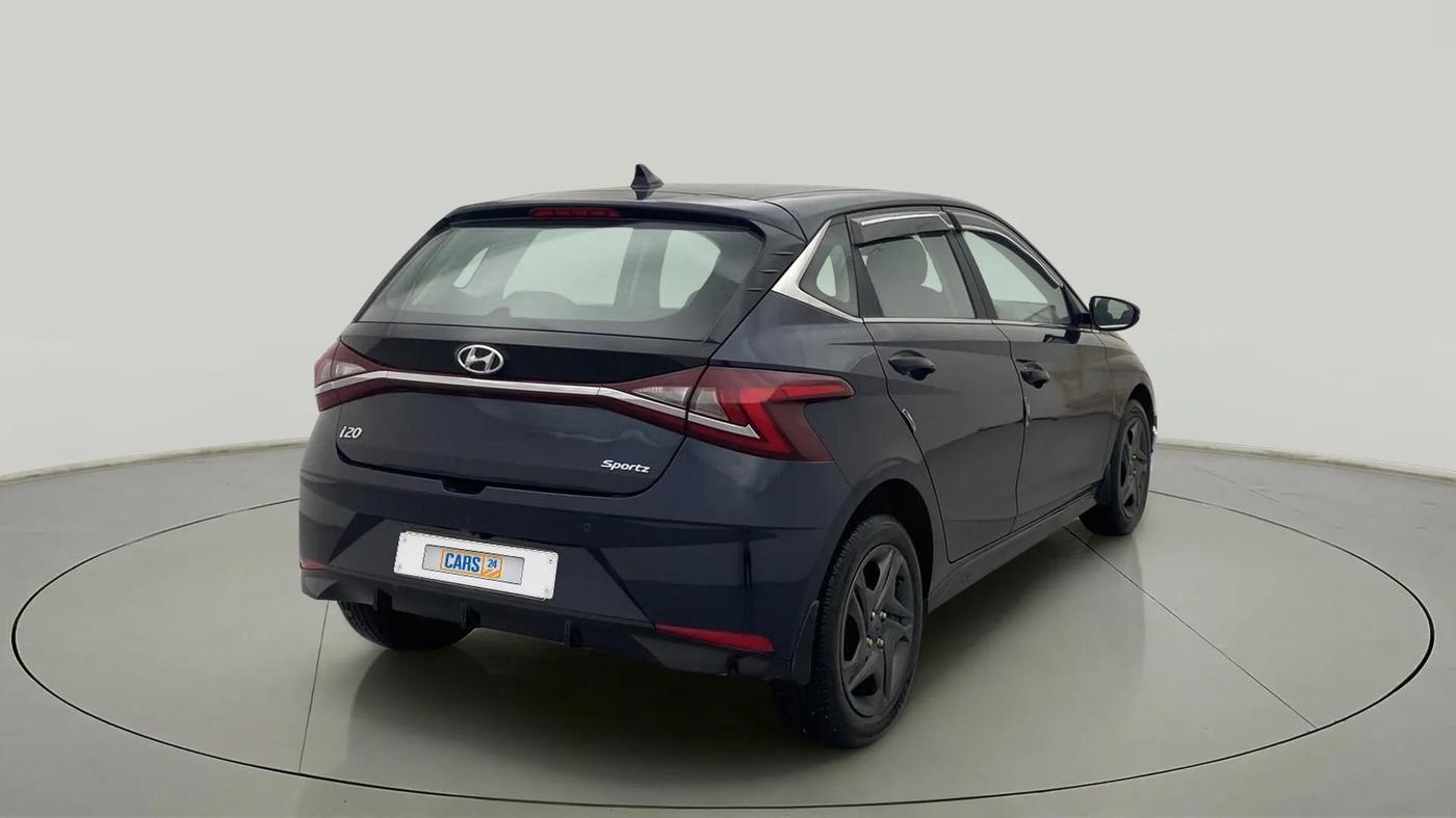 2021 Hyundai NEW I20 SPORTZ 1.2 MT, Petrol, Manual, 22,450 km, Right Back Diagonal