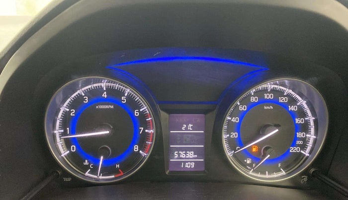 2017 Maruti Baleno DELTA PETROL 1.2, Petrol, Manual, 57,632 km, Odometer Image