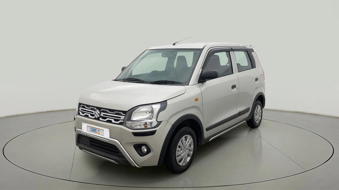 2019 Maruti New Wagon-R LXI CNG 1.0, CNG, Manual, 32,192 km, Left Front Diagonal