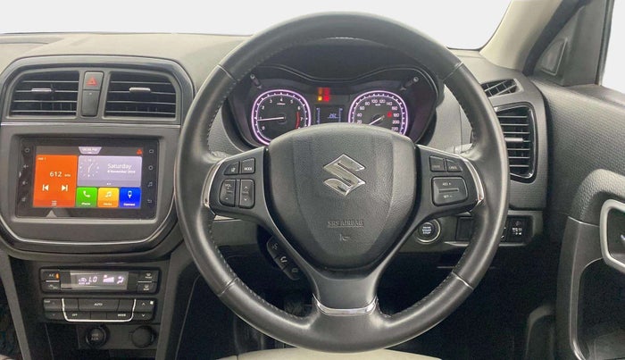 2021 Maruti Vitara Brezza ZXI PLUS, Petrol, Manual, 33,448 km, Steering Wheel Close Up