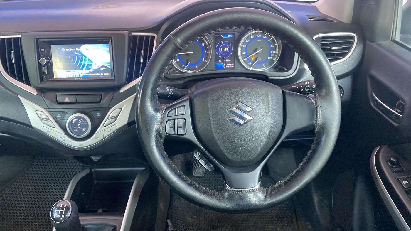 2017 Maruti Baleno ZETA PETROL 1.2, Petrol, Manual, 94,060 km, Steering Wheel Close Up