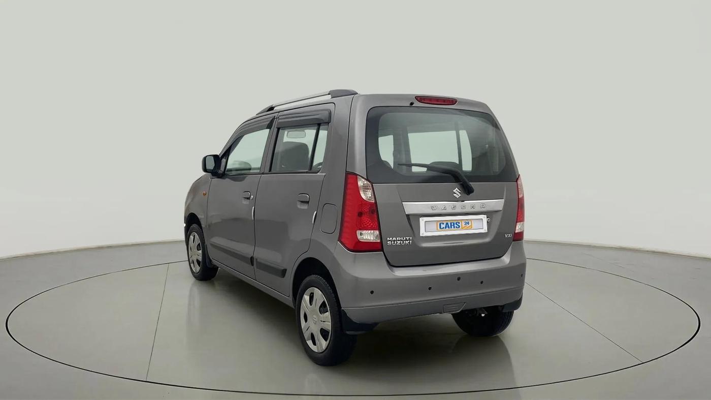 2017 Maruti Wagon R 1.0 VXI, Petrol, Manual, 49,486 km, Left Back Diagonal
