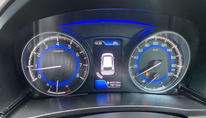 2018 Maruti Baleno ALPHA PETROL 1.2, Petrol, Manual, 76,839 km, Odometer Image