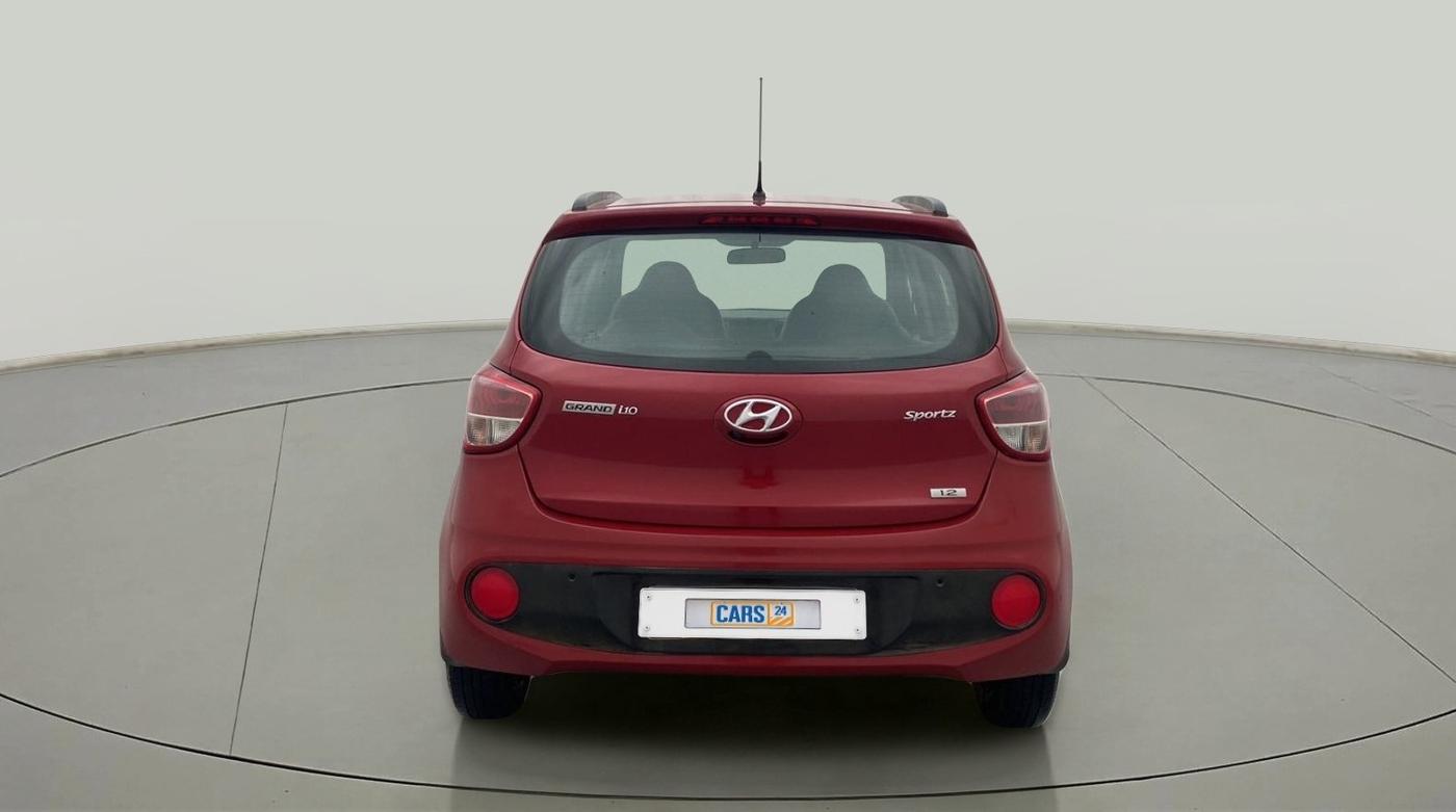 2017 Hyundai Grand i10 SPORTZ (O) 1.2 KAPPA VTVT, Petrol, Manual, 59,356 km, Back/Rear