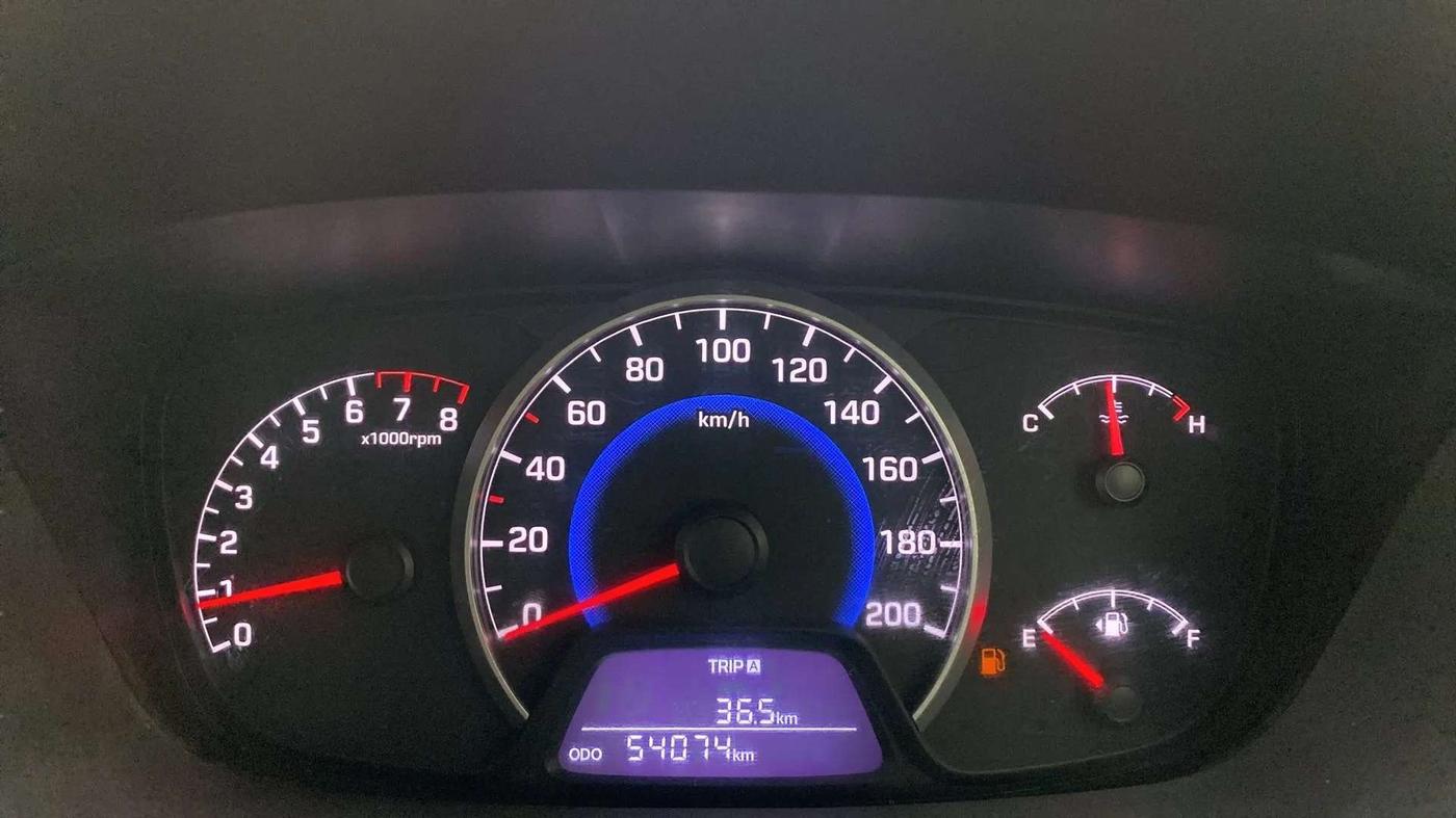 2014 Hyundai Grand i10 SPORTZ 1.2 KAPPA VTVT, Petrol, Manual, 54,037 km, Odometer Image