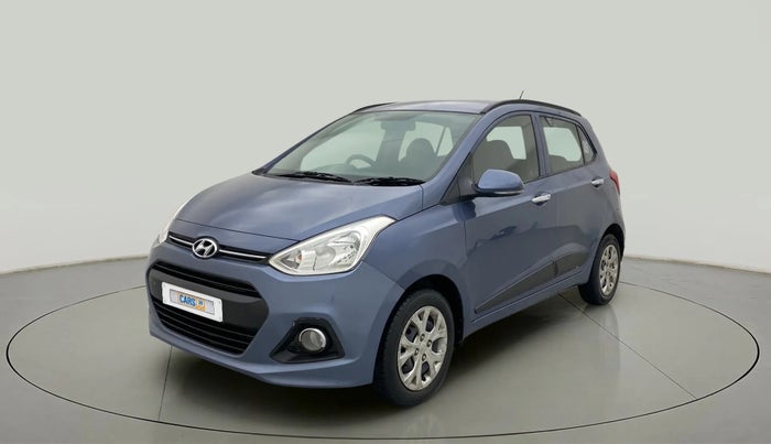 2014 Hyundai Grand i10 SPORTZ 1.2 KAPPA VTVT, Petrol, Manual, 54,037 km, Left Front Diagonal