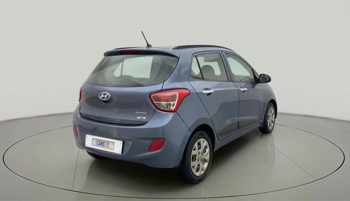 2014 Hyundai Grand i10 SPORTZ 1.2 KAPPA VTVT, Petrol, Manual, 54,037 km, Right Back Diagonal