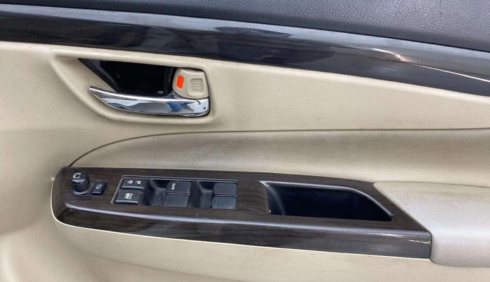 2017 Maruti Ciaz ALPHA  AT 1.4  PETROL, Petrol, Automatic, 64,487 km, Driver Side Door Panels Control