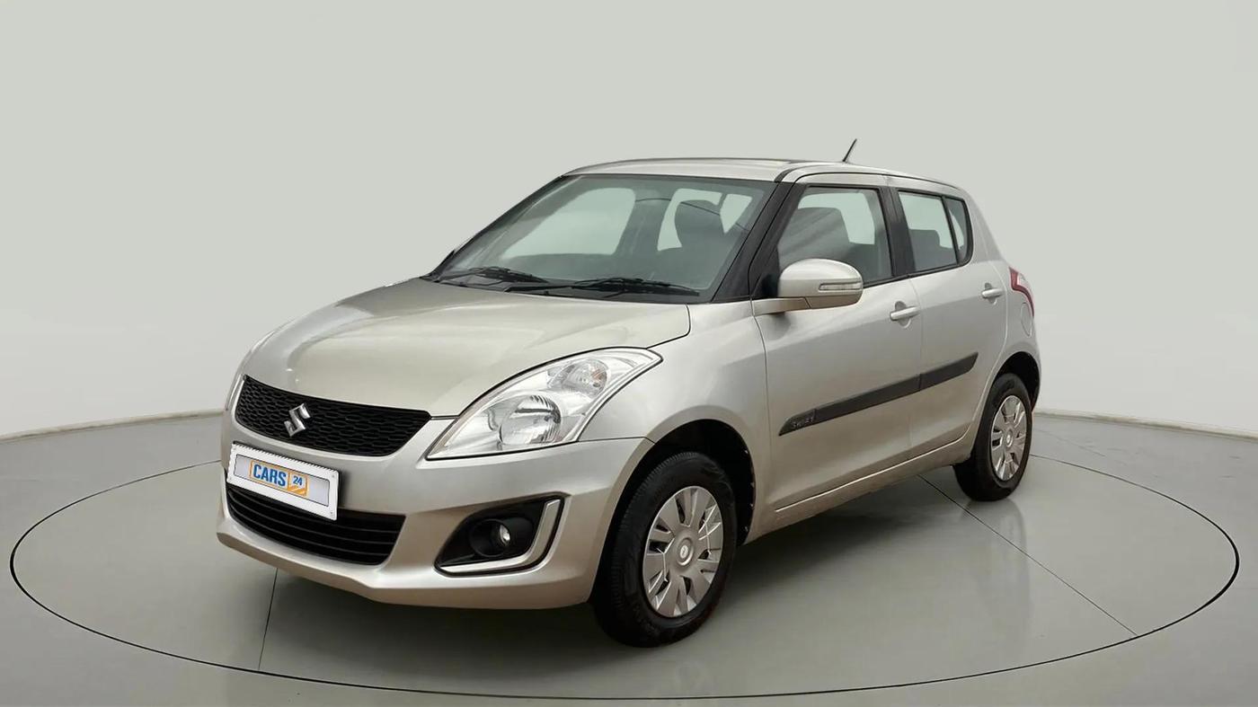 2014 Maruti Swift VXI, Petrol, Manual, 70,712 km, Left Front Diagonal