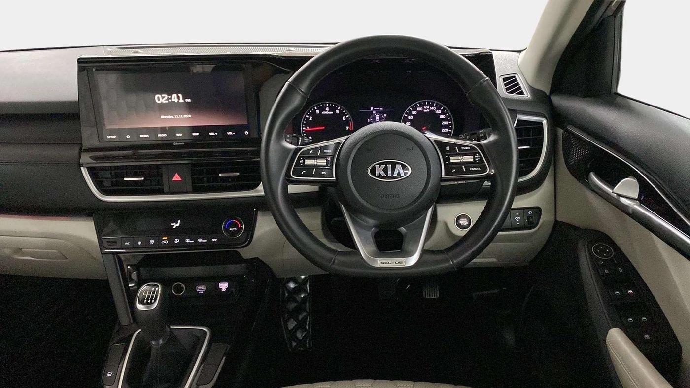 2019 KIA SELTOS HTX 1.5 PETROL, Petrol, Manual, 46,509 km, Steering Wheel Close Up