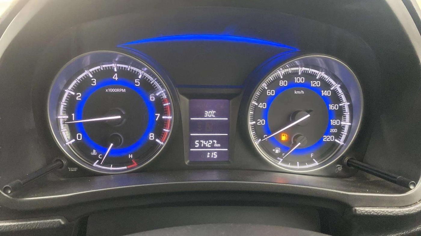 2016 Maruti Baleno DELTA PETROL 1.2, Petrol, Manual, 57,421 km, Odometer Image
