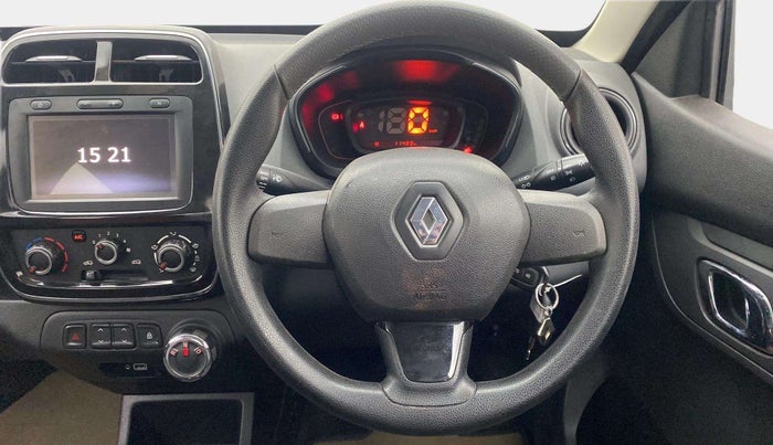 2019 Renault Kwid RXT 1.0 AMT (O), Petrol, Automatic, 11,561 km, Steering Wheel Close Up