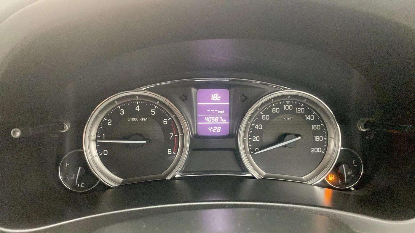 2016 Maruti Ciaz VXI (O), Petrol, Manual, 40,600 km, Odometer Image