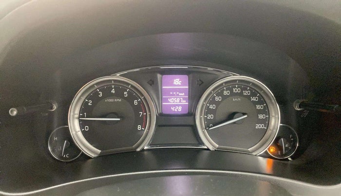 2016 Maruti Ciaz VXI (O), Petrol, Manual, 40,600 km, Odometer Image
